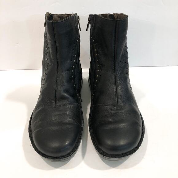 NAOT Cetona Black Leather Boots - Picture 5 of 10